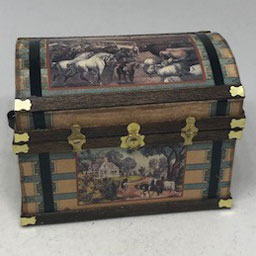 CATCPT122 - Lithograph Wooden Trunk Kit, Classic Americana Summer